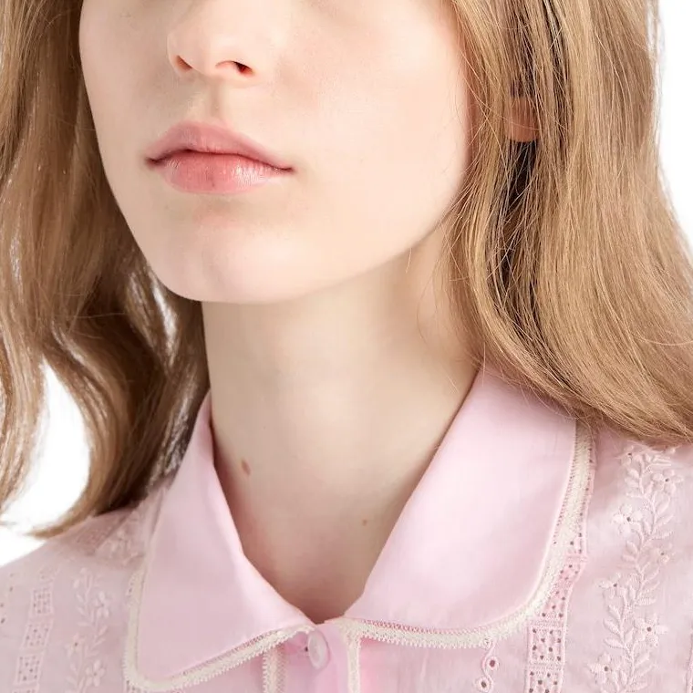 PRADA Batiste embroidered Shirt-5