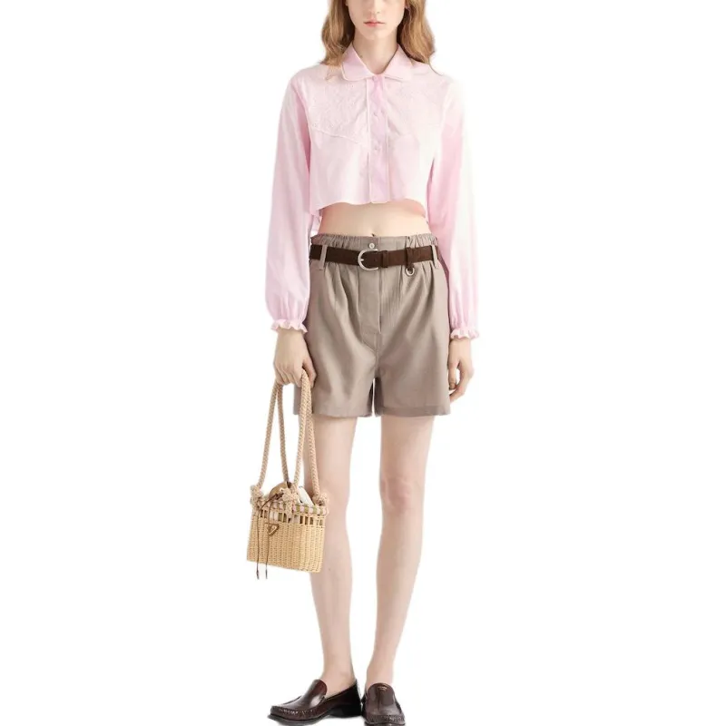 PRADA Batiste embroidered Shirt-1