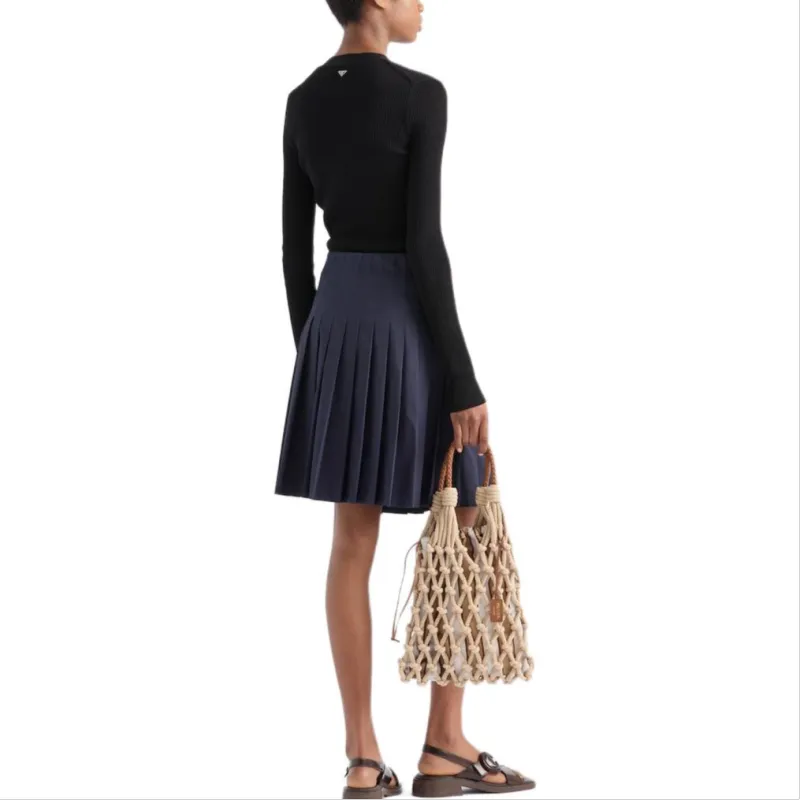PRADA Pleated Mini Skirt-2