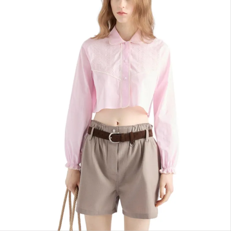 PRADA Batiste embroidered Shirt-2