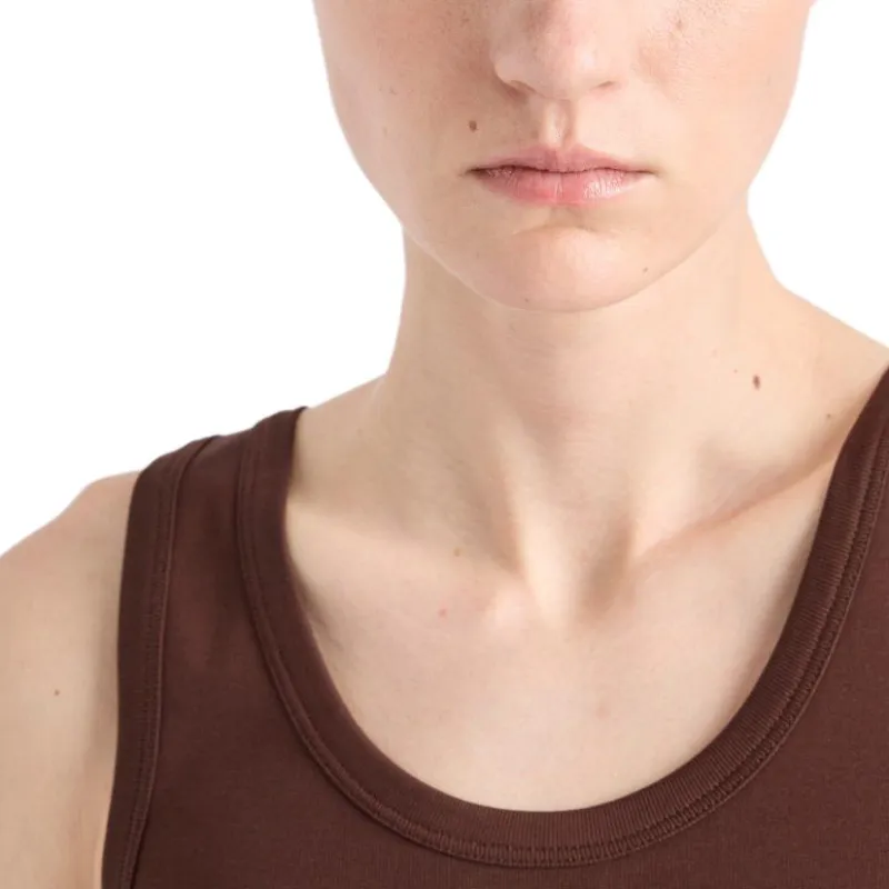 PRADA Sleeveless Dress Women's Brown-5