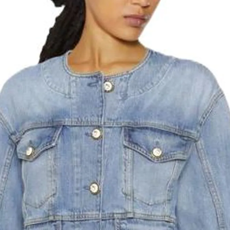 PINKO Denim Jacket Women's Blue-5