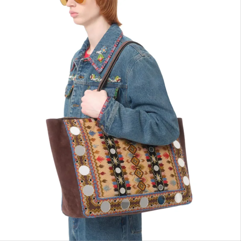 Valentino Printed trim Denim Jacket-5