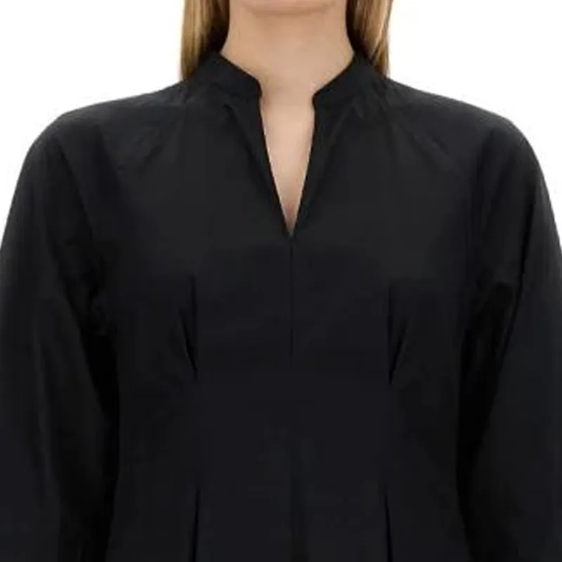 ASPESI Short Sleeved Dresses Women's Black-4