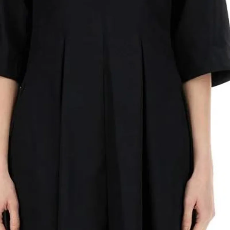 ASPESI Short Sleeved Dresses Women's Black-3