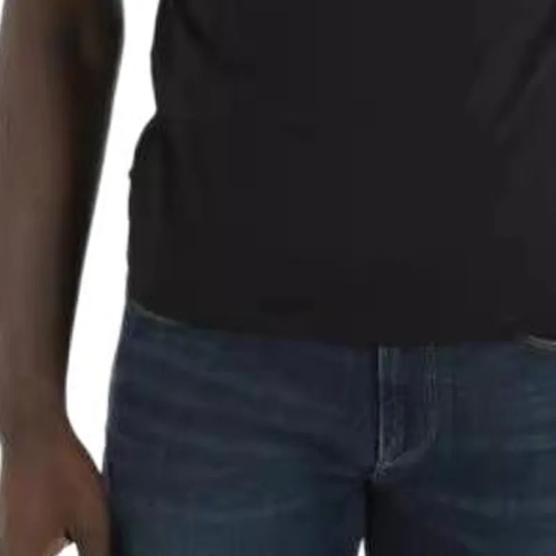 ARMANI JEANS T-Shirts Men Black-4