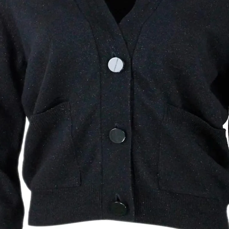 ARMANI EXCHANGE V Neck Buttoned Cardigan-2