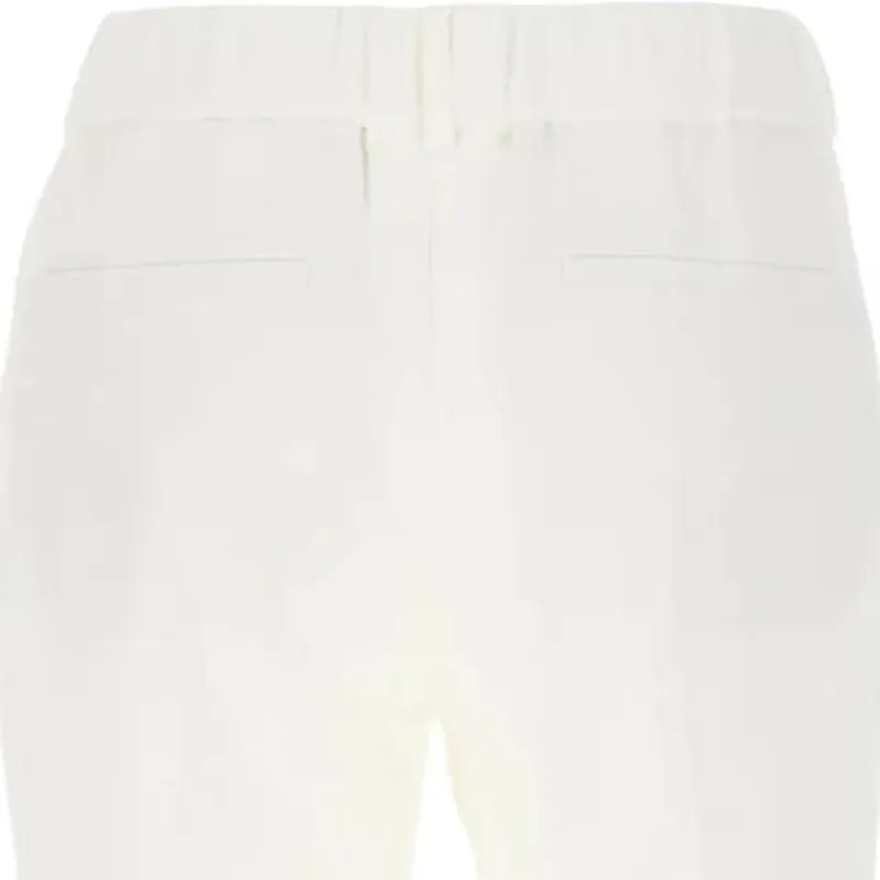 Brunello Cucinelli Elasticated Tapered Trousers-2