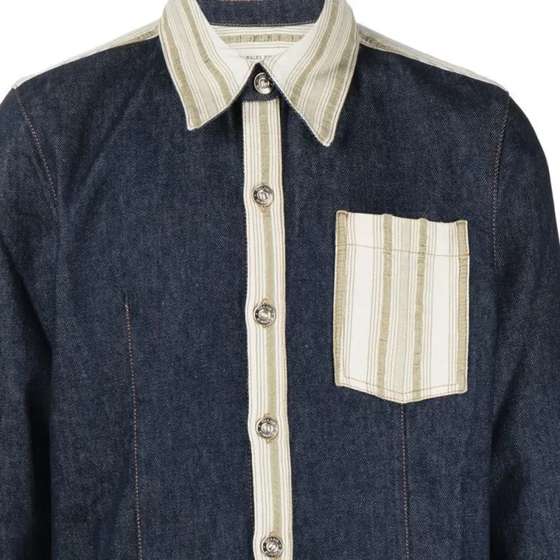 Wales Bonner Miles Denim Shirt-5