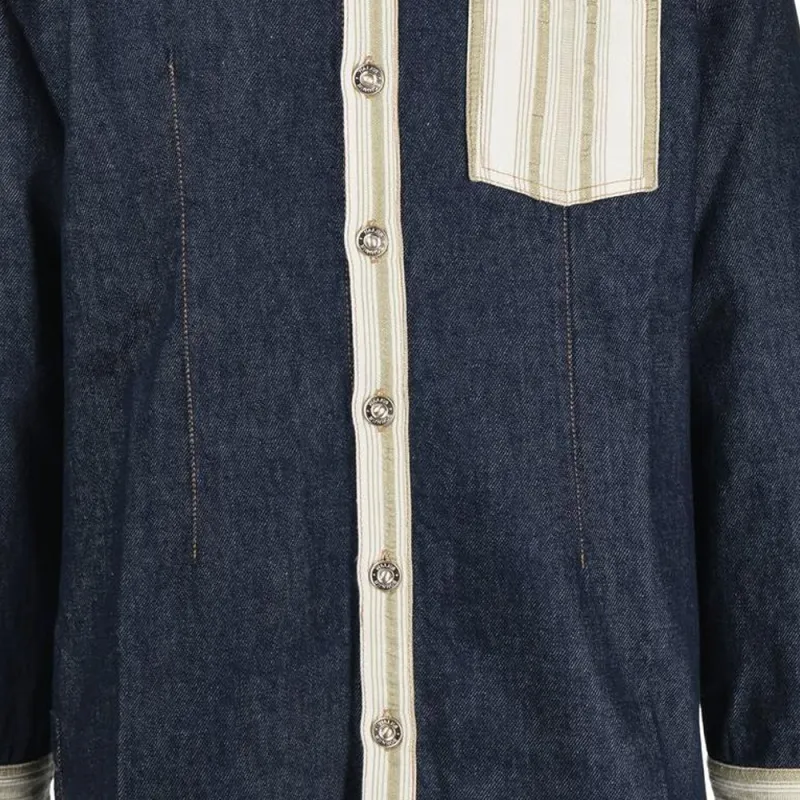 Wales Bonner Miles Denim Shirt-4