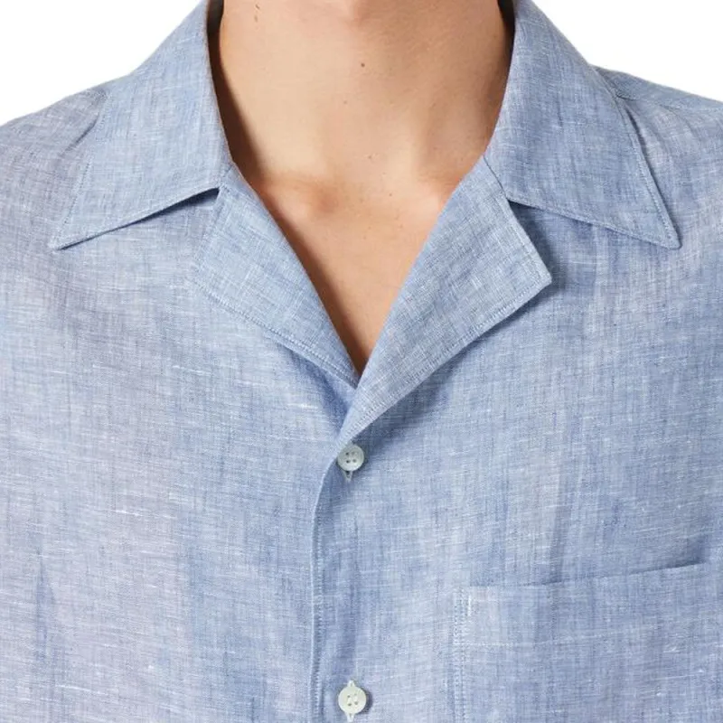 Loro Piana Shirts Men Blue-5