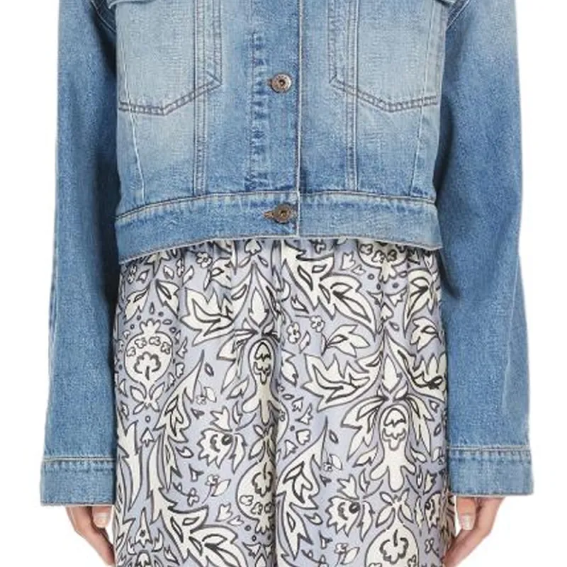 WEEKEND MaxMara Fiumana Button-Up Denim Jacket-4