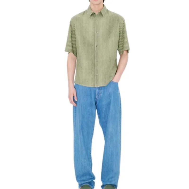 KENZO Shirts Men Green-2
