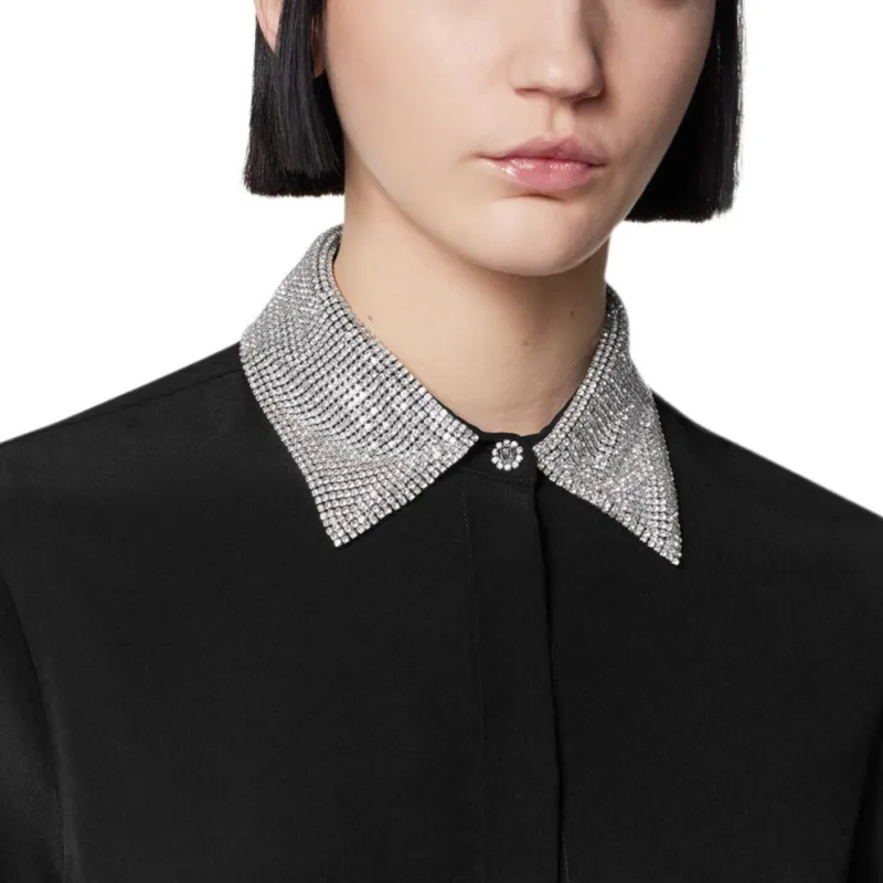 VERSACE Shirts Women's Black-4