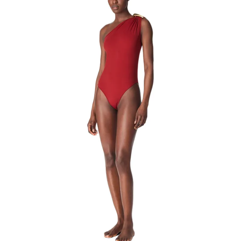 Bottega Veneta SS25 One piece Swimsuit Women's Orange-1