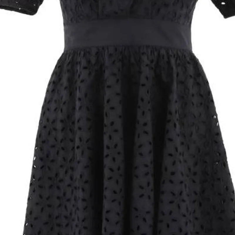 PINKO Broderie anglaise Cotton Short Dress-2