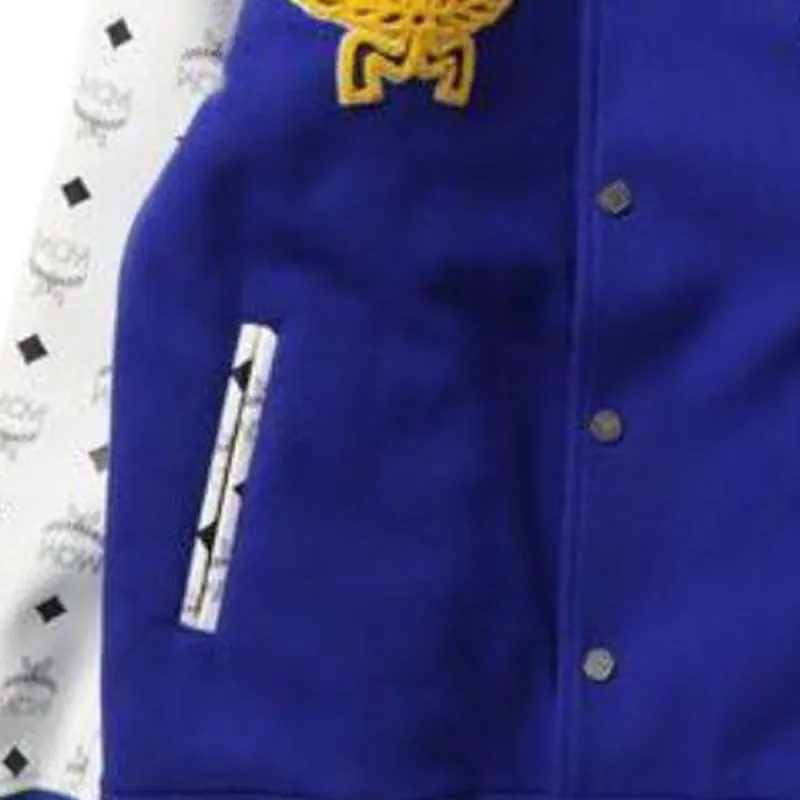 MCM SS23 Baseball Jacket Men's Blue-2