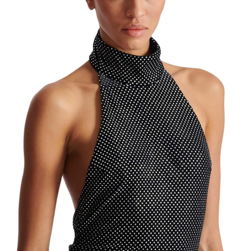 BALMAIN Sleeveless Dress Women's Black-6