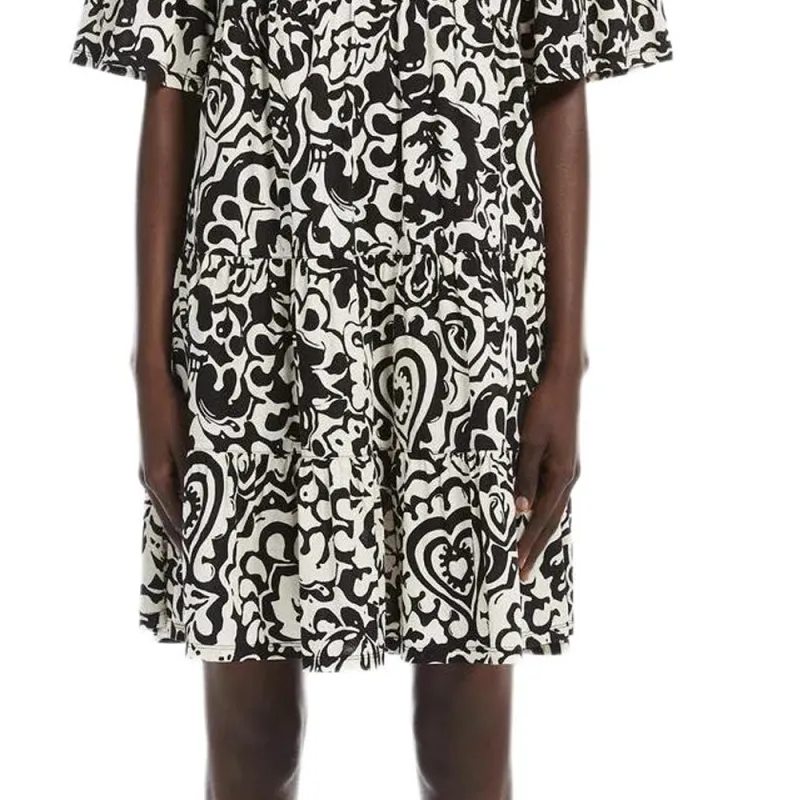 WEEKEND MaxMara Short Sleeved Dresses Women's Black-3