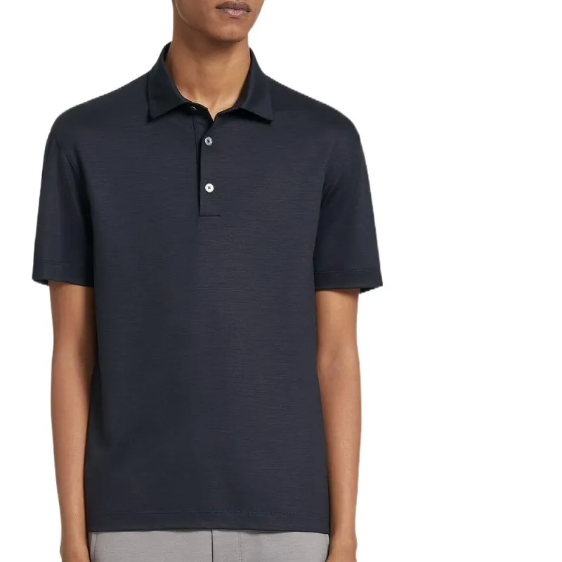 Ermenegildo Zegna Wool Polo Shirt-4