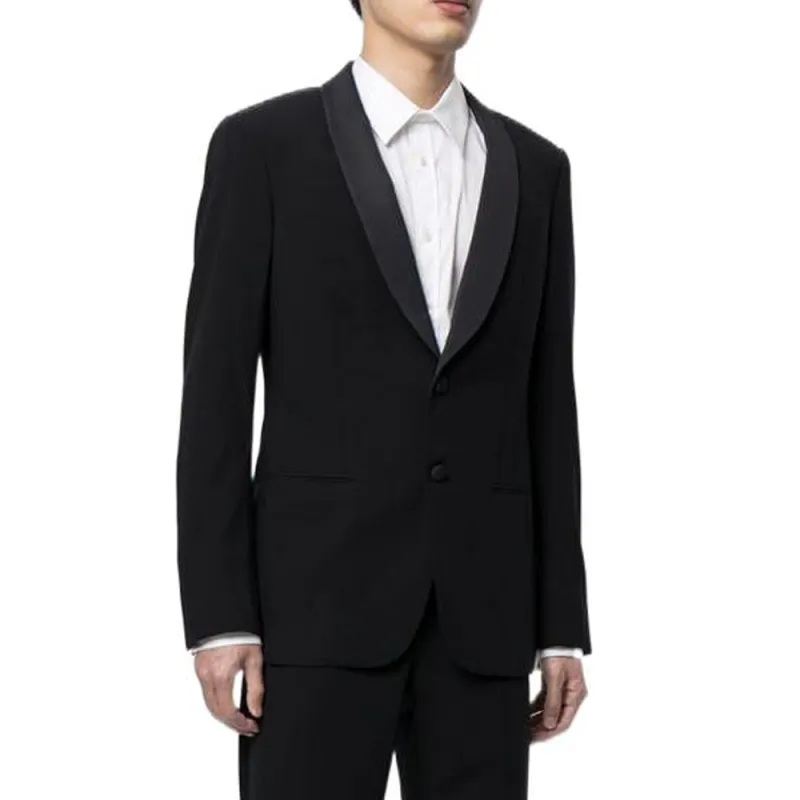 GIORGIO ARMANI Soho Line Single breasted Tuxedo In Wool Crêpe-3