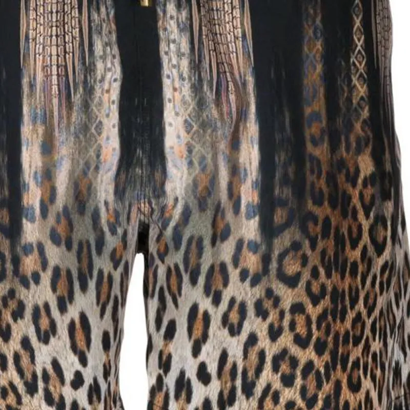 CAMILLA Leopard-print Swim Shorts-2