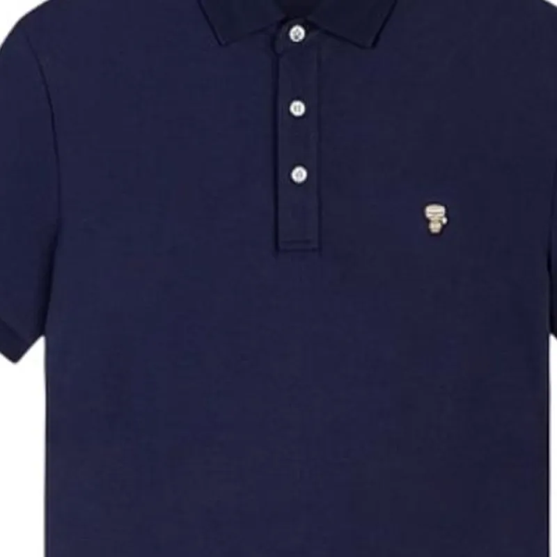 KARL LAGERFELD Polo Shirt Men's Blue-1