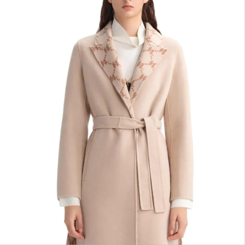 KARL LAGERFELD FW23 Coats Women's Beige-4