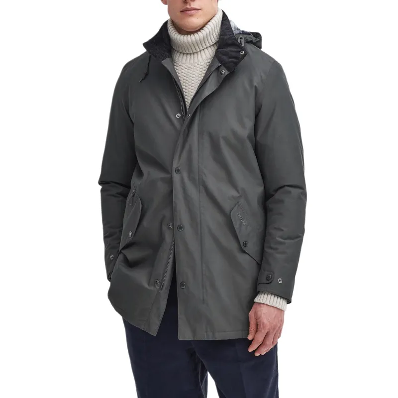 BARBOUR FW24 Puffer Jacket Men's Charcoal-1