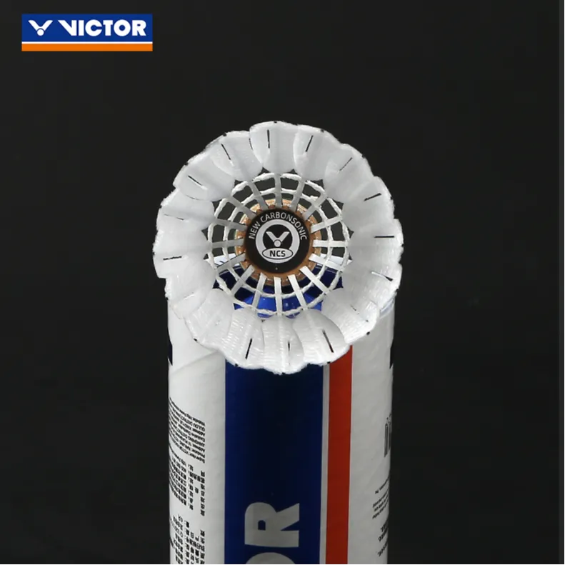 VICTOR 12 Pack Faux Fur Shuttlecocks-4