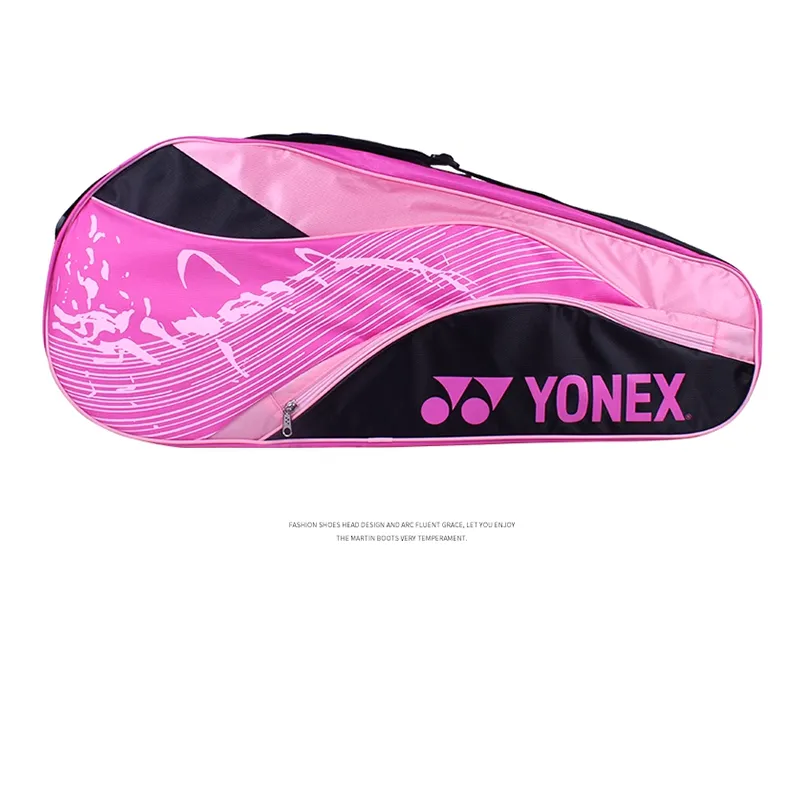 YONEX Badminton Racket Bags 3 Pcs Sporty Style Shoulder Bag Pink Unisex-1