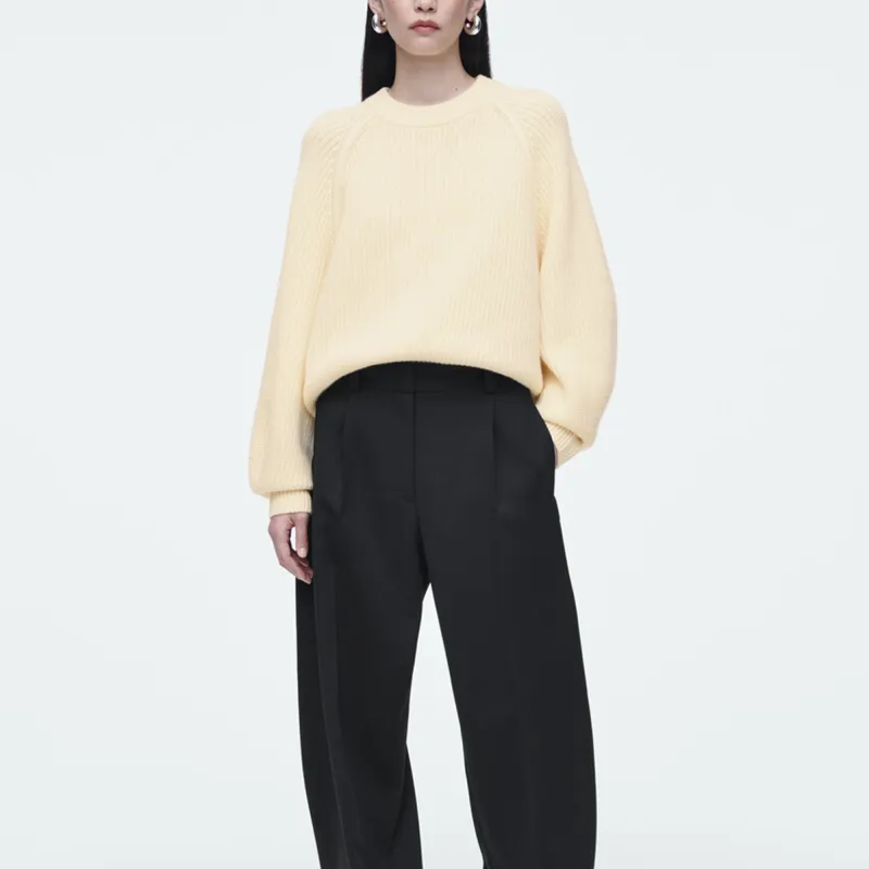 COS Sweater Women's Cream Yellow-2
