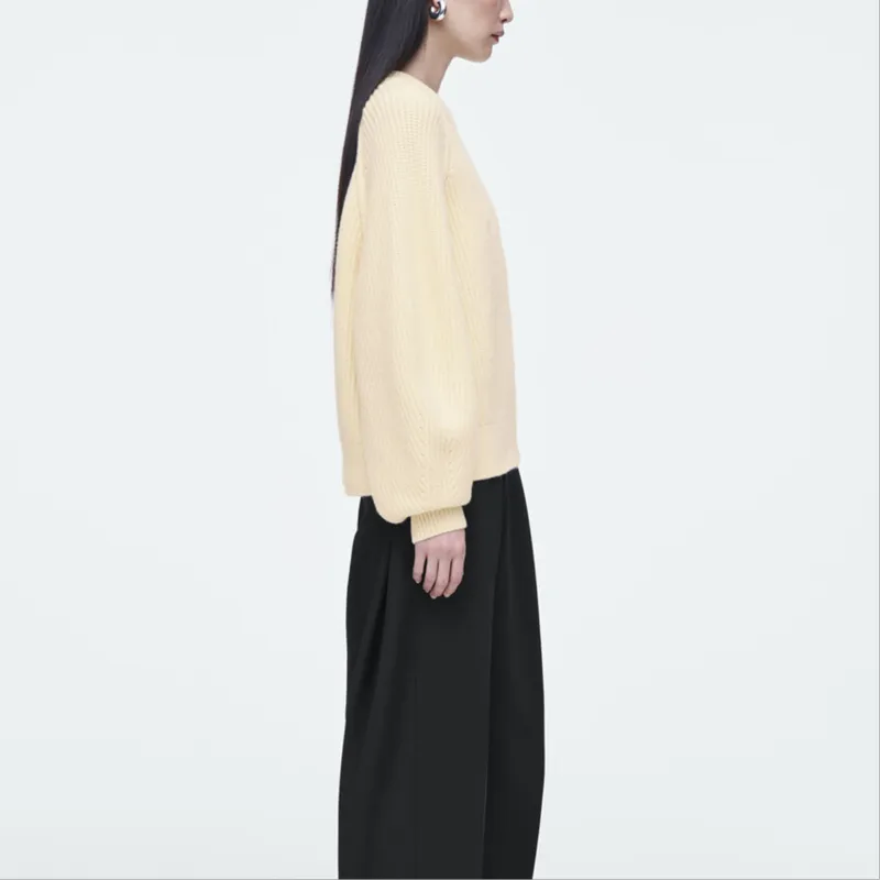 COS Sweater Women's Cream Yellow-1