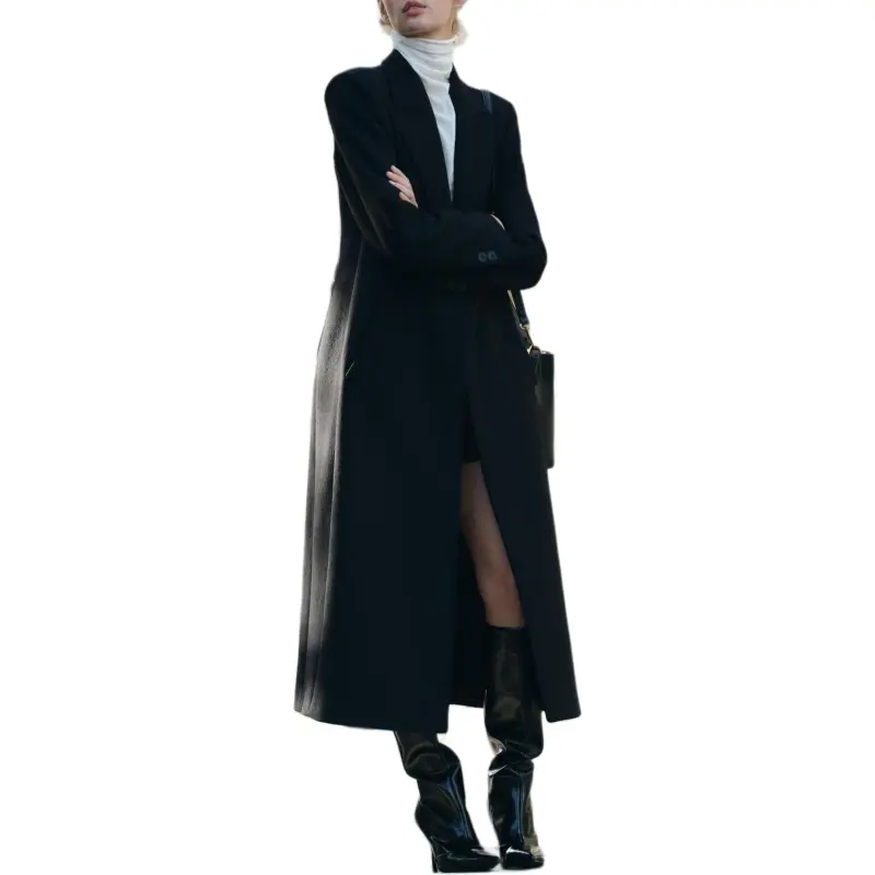 ZARA Coats Women's Black-2