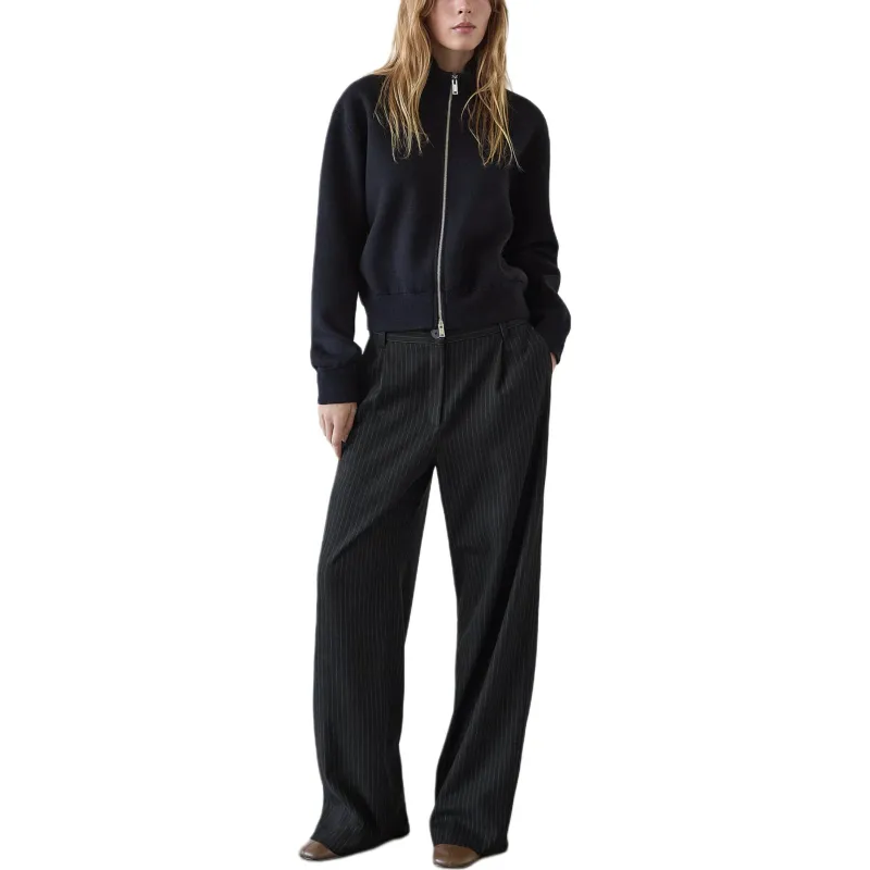 Massimo Dutti Jackets Coats Women's Navy Blue-3