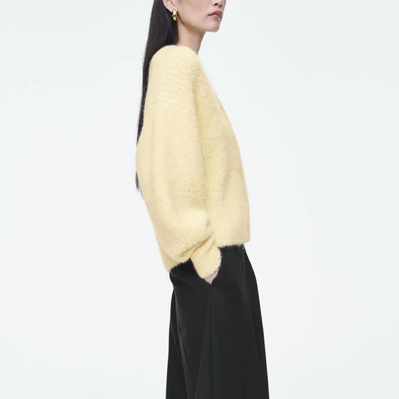 COS Knitwear Women's Cream Yellow-3