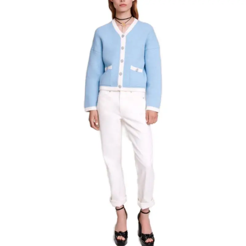 Maje Sweater Women's Light Blue-1