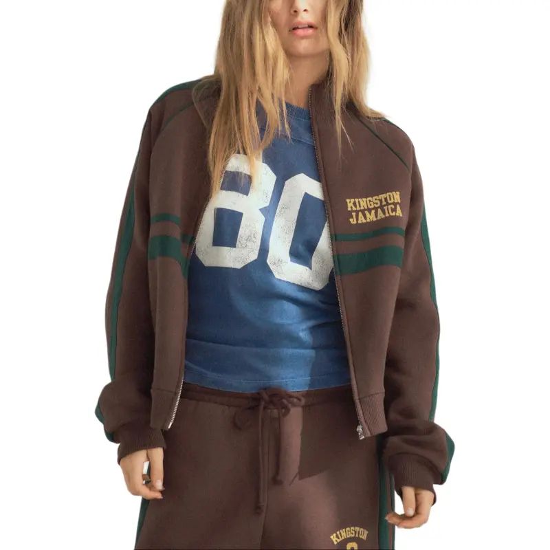 ZARA Sweatshirts Women's Brown-3