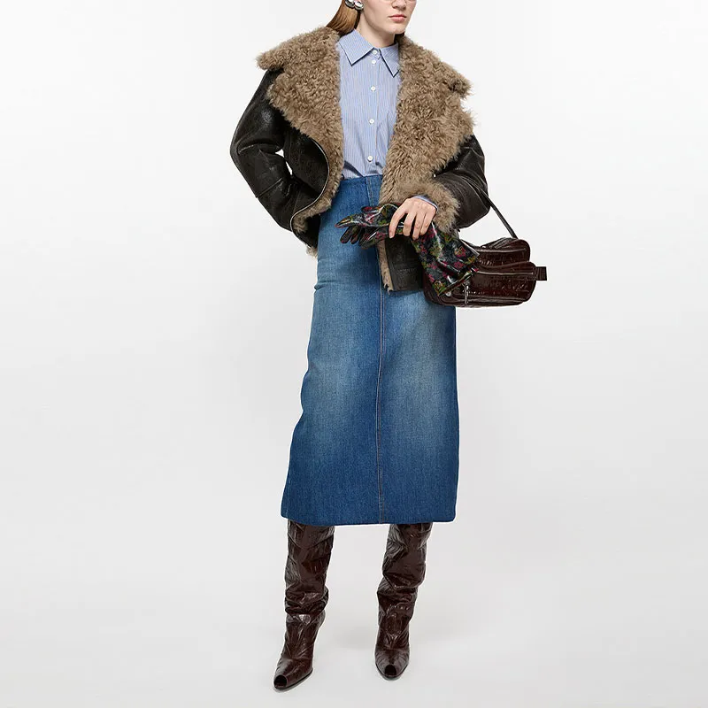 Acne Studios Shearling Leather Jacket-1