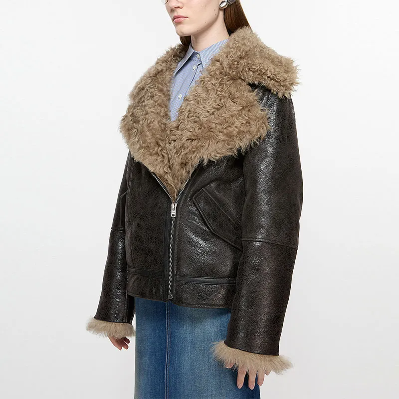 Acne Studios Shearling Leather Jacket-2