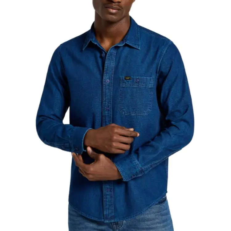 Lee Shirts Men Blue-1