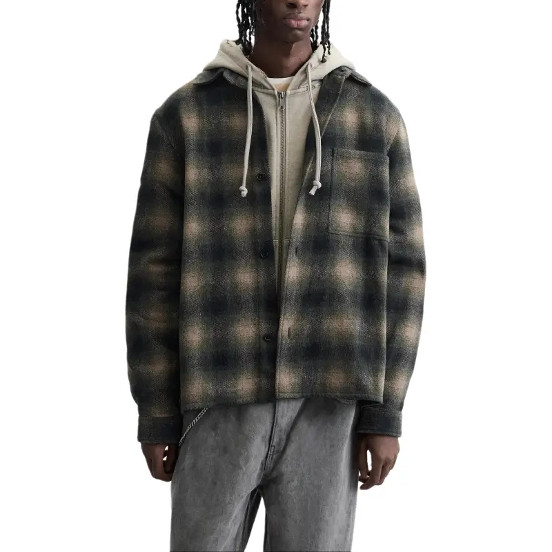 ZARA Jackets Men Green-3