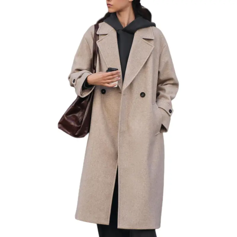 ZARA Coats Women's Beige-3