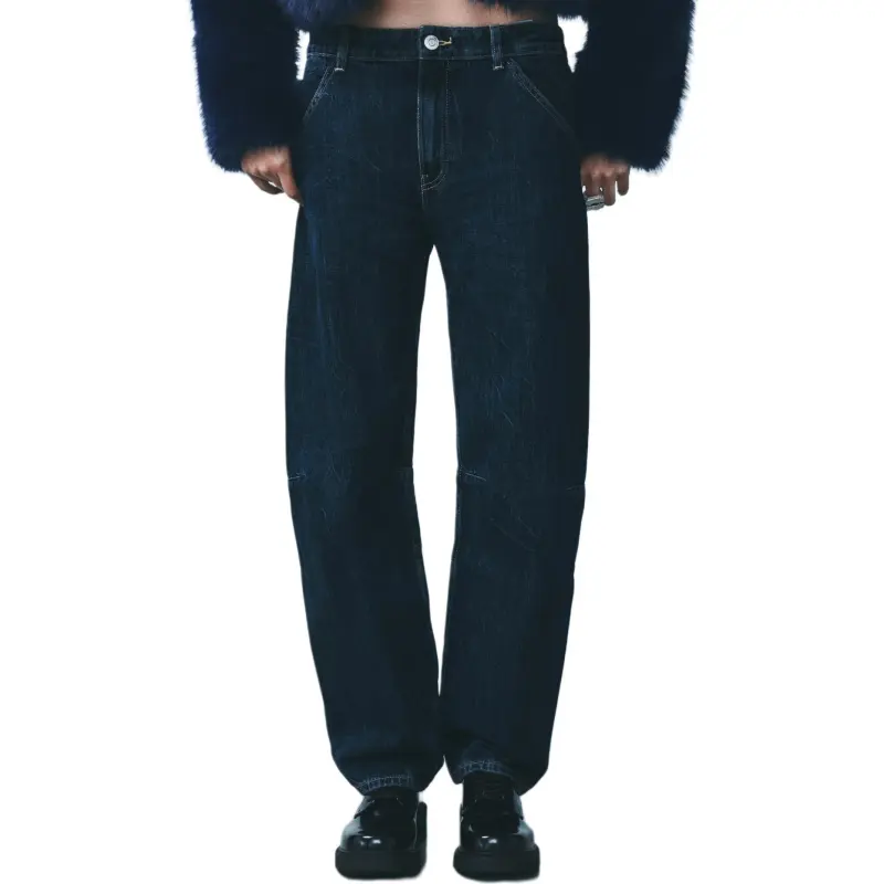 ZARA Trf Jeans Women's Dark Indigo-5