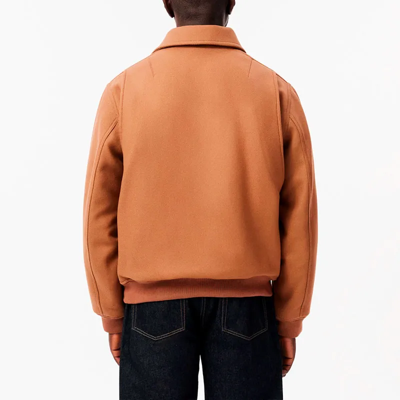 LACOSTE Puffer Jacket Men's Orange-3