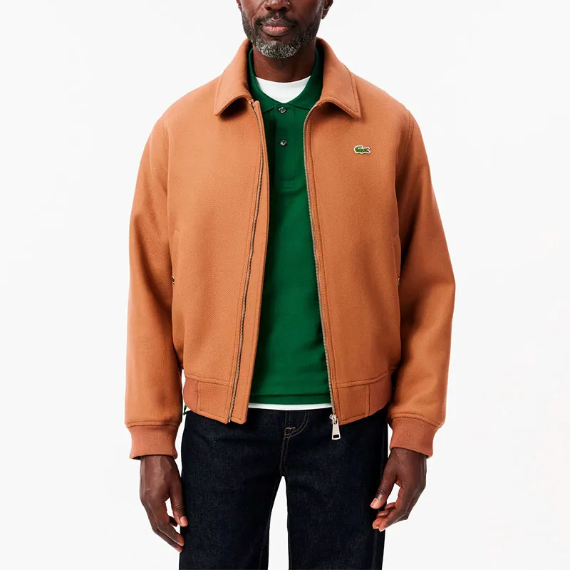 LACOSTE Puffer Jacket Men's Orange-2
