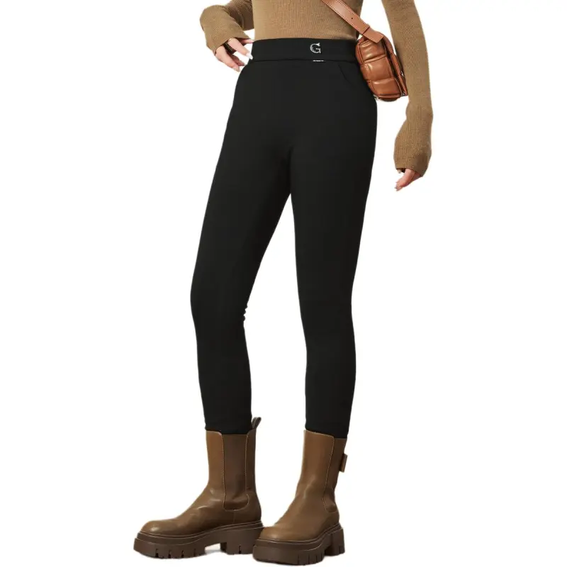 FENHONGMALI Casual Pants Women's Black-2
