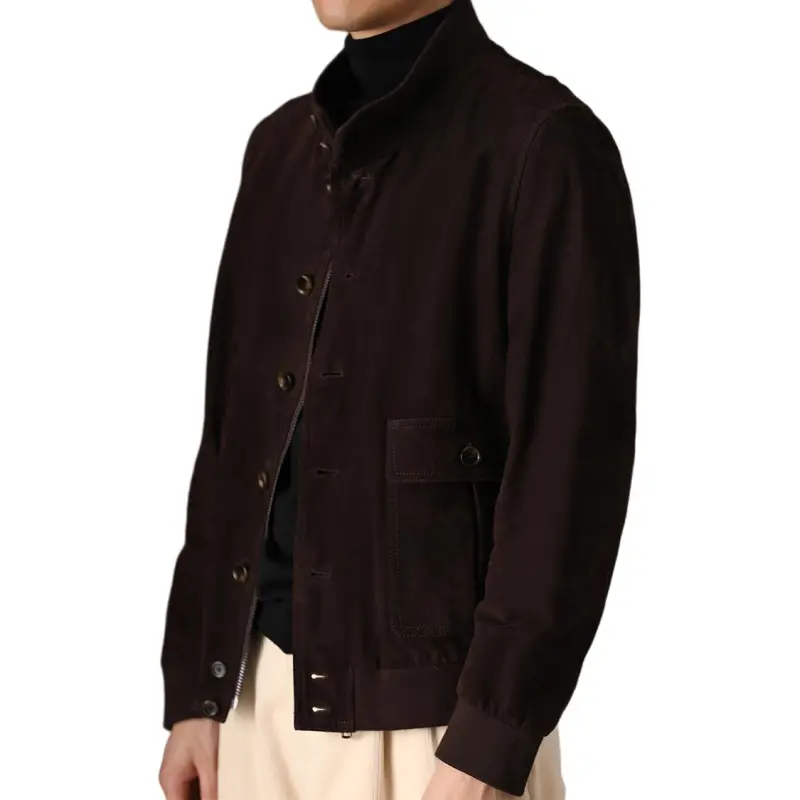 Hacikis Jackets & Coats Men's Coffee-1