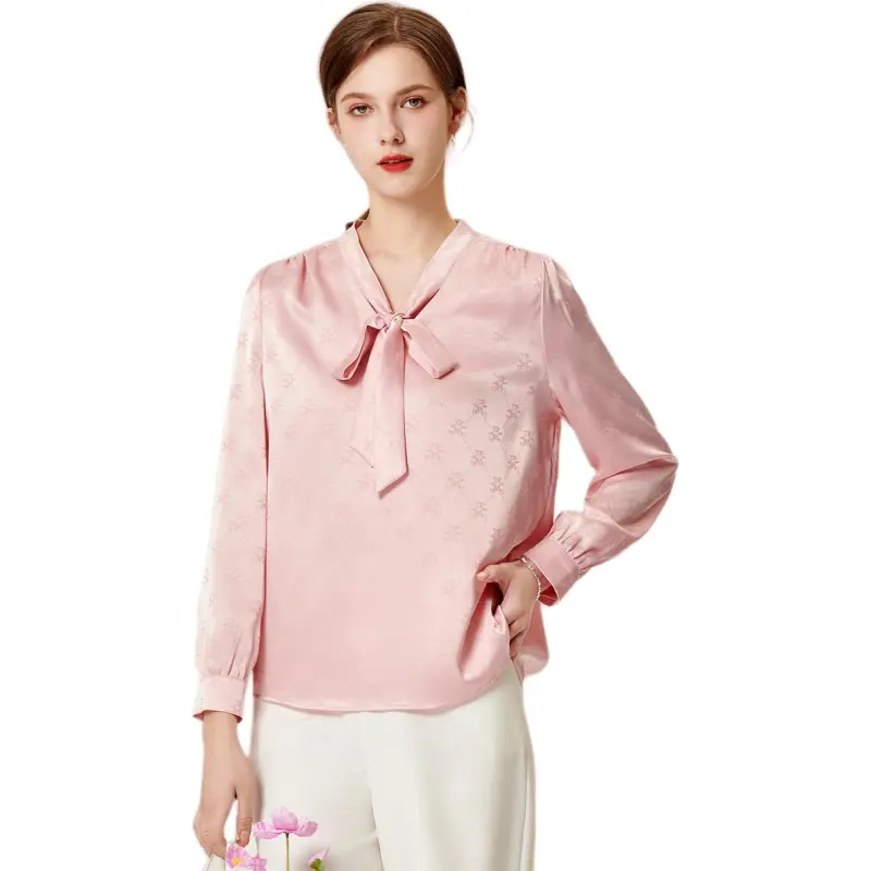 FENHONGMALI Shirts Women's Pink-1
