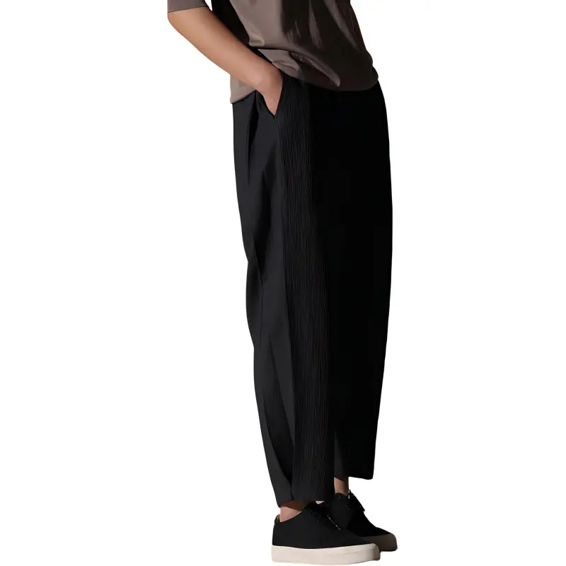 Hacikis Suit Trouser Men's Pitch Black Gray-2